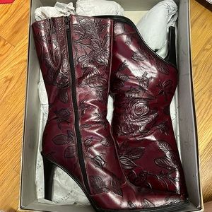 Andrew Stevens leather boots